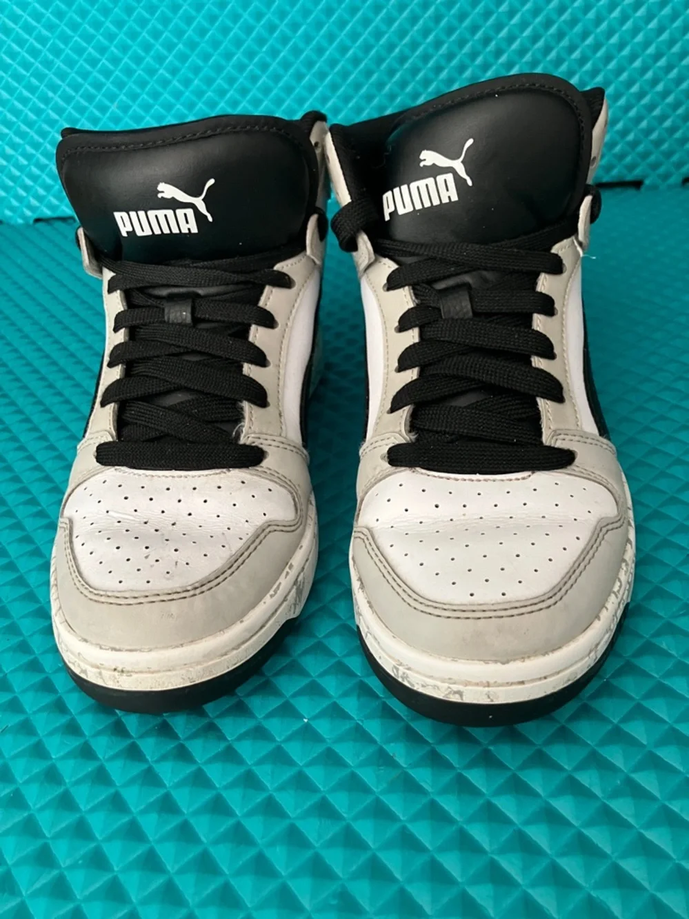 PUMA Big Kids Basketball Rebound Layup Atypical High Top Sneaker | 5